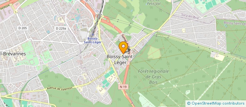localisation de l'entreprise J.B.E. à BOISSY-SAINT-LEGER