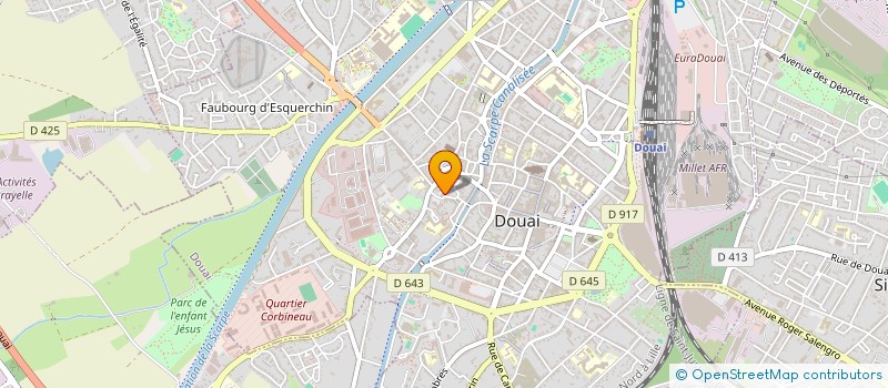 localisation de l'entreprise J.B.E SOCIETE  DOUAI