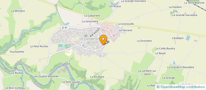 localisation de l'entreprise J.B.E.T à SEVREMOINE