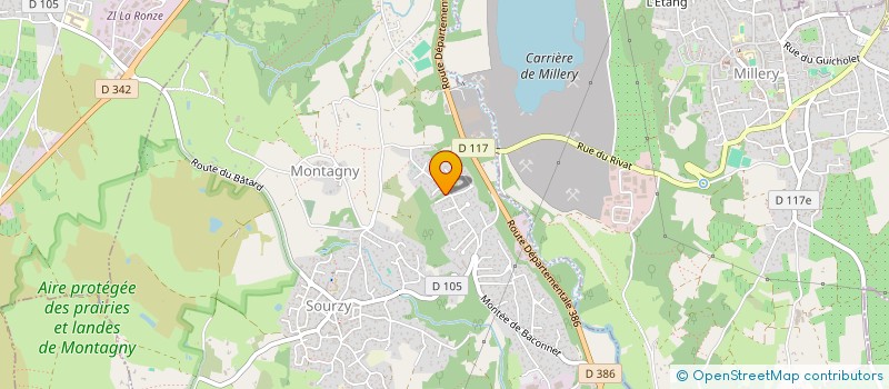 localisation de l'entreprise J B EXPRESS  MONTAGNY