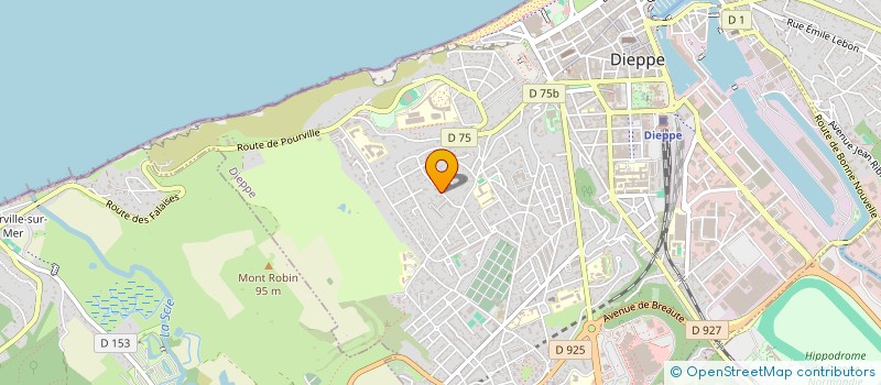 localisation de l'entreprise J.B.F  DIEPPE