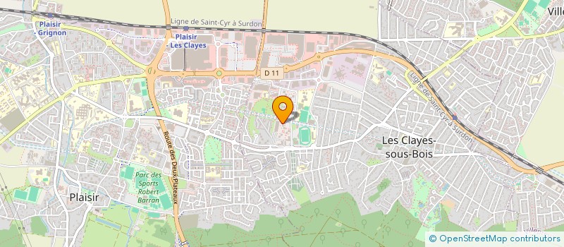 localisation de l'entreprise J.B.F RENOVATION  PLAISIR