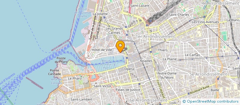 localisation de l'entreprise J-B FERMETURES à MARSEILLE