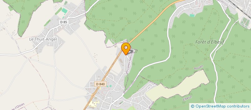 localisation de l'entreprise J.B. FLEURS  LA SAUSSAYE