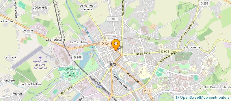 localisation de l'entreprise J B G à FLERS
