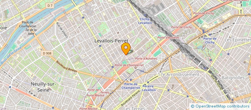 localisation de l'entreprise J.B.H.B. ET ASSOCIES à LEVALLOIS PERRET
