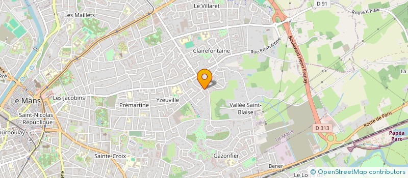 localisation de l'entreprise J.B. HOLDING à LE MANS