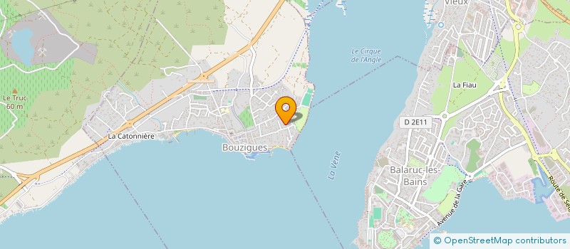 localisation de l'entreprise J.B IMMO  BOUZIGUES