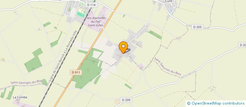 localisation de l'entreprise J.B IMMOBILIER  SURGERES