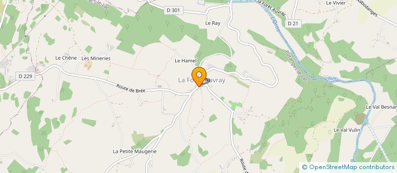 localisation de l'entreprise J&B IMMOBILIER à PUTANGES-LE-LAC