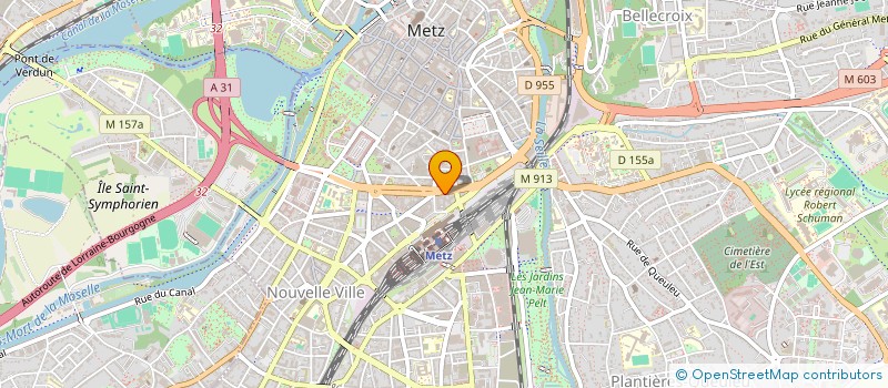 localisation de l'entreprise J B K  METZ