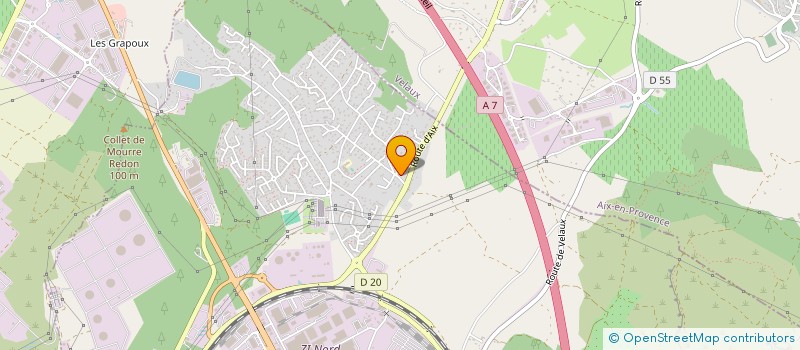 localisation de l'entreprise J.B.L.T  ROGNAC