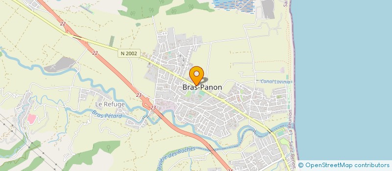 localisation de l'entreprise J.B. LOCATION  BRAS-PANON