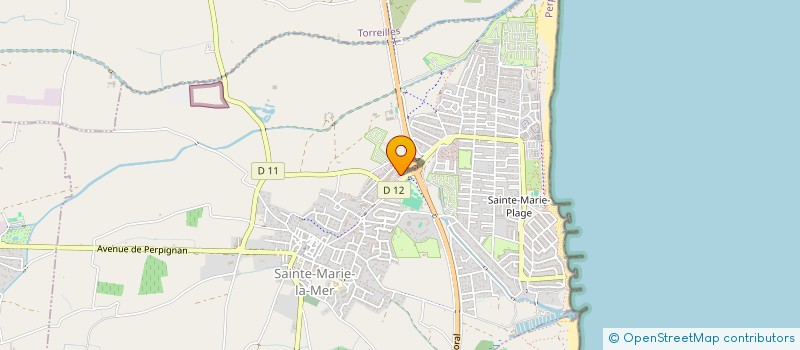 localisation de l'entreprise J.B.M. DISTRIBUTION  SAINTE-MARIE-LA-MER