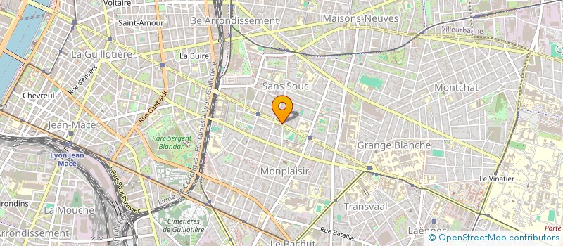 localisation de l'entreprise J.B.O. à LYON