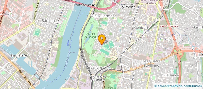 localisation de l'entreprise J B P  LORMONT