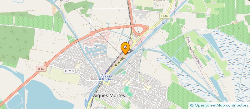 localisation de l'entreprise J.B.P.V. à AIGUES-MORTES