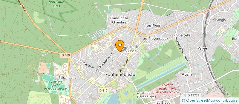 localisation de l'entreprise J.B. PARTICIPATIONS à FONTAINEBLEAU