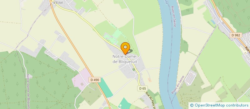localisation de l'entreprise J.B.PLOMBERIE CHAUFFAGE à NOTRE-DAME-DE-BLIQUETUIT