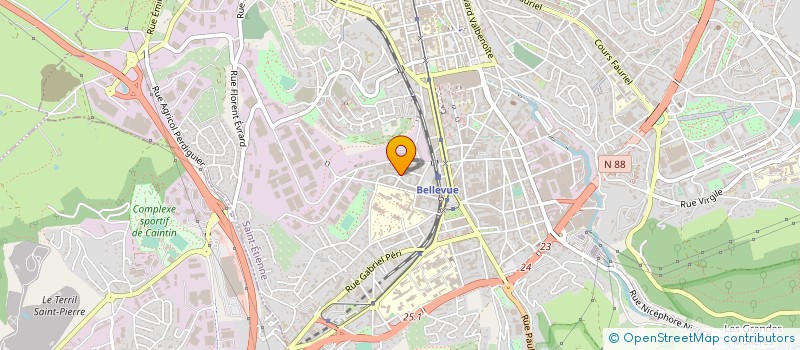 localisation de l'entreprise J B PRECISION  SAINT-ETIENNE