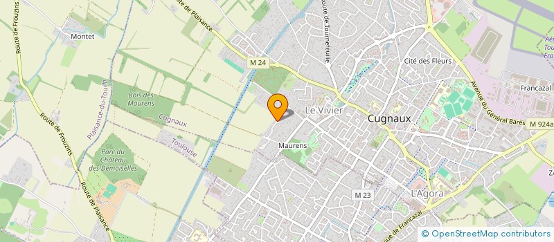 localisation de l'entreprise J.B.R. GRANJA  CUGNAUX