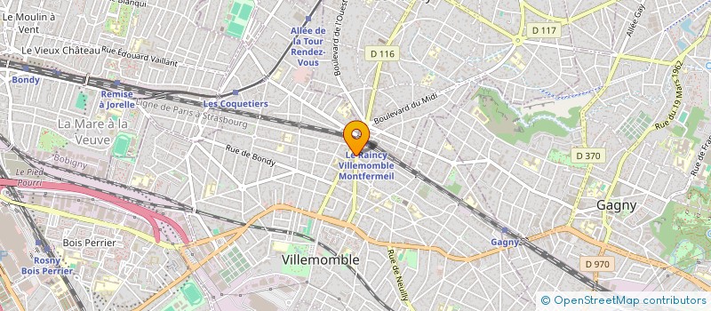localisation de l'entreprise J.B.S. à VILLEMOMBLE