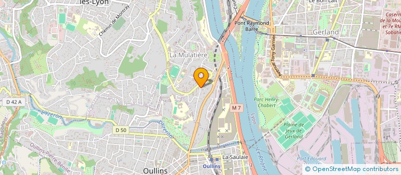 localisation de l'entreprise J.B. VINS & ASSOCIES  LA MULATIERE