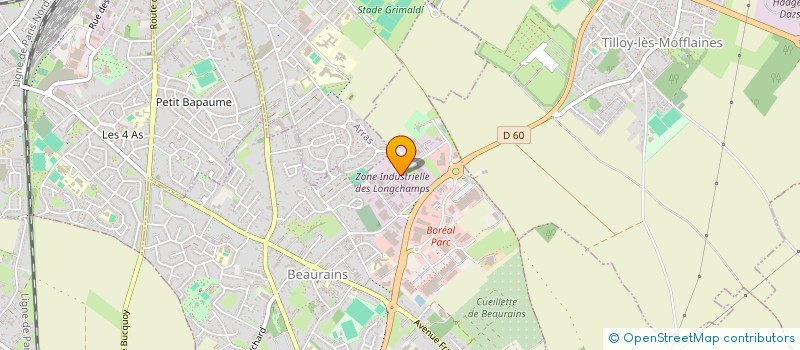 localisation de l'entreprise J.BARBIER à BEAURAINS