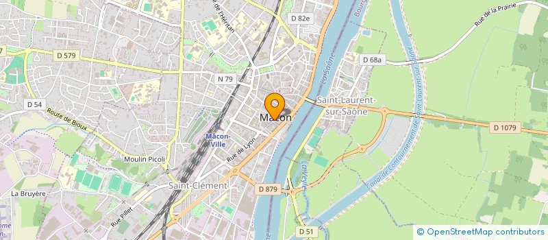 localisation de l'entreprise J BARDAY ET FILS à MACON