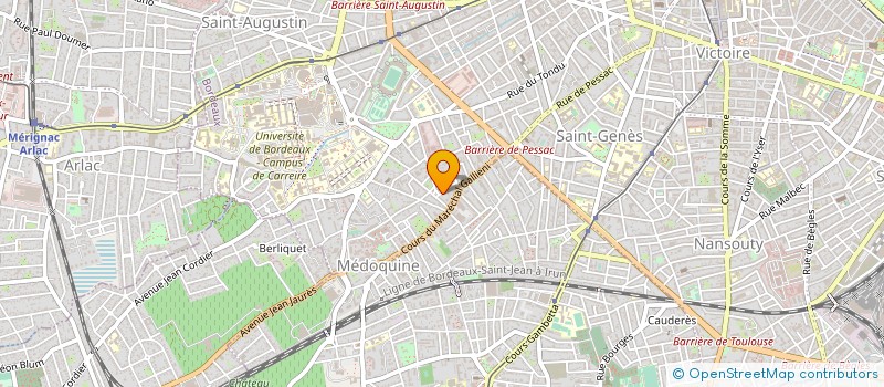 localisation de l'entreprise J. BARDE CONCEPT SANDWICH à BORDEAUX