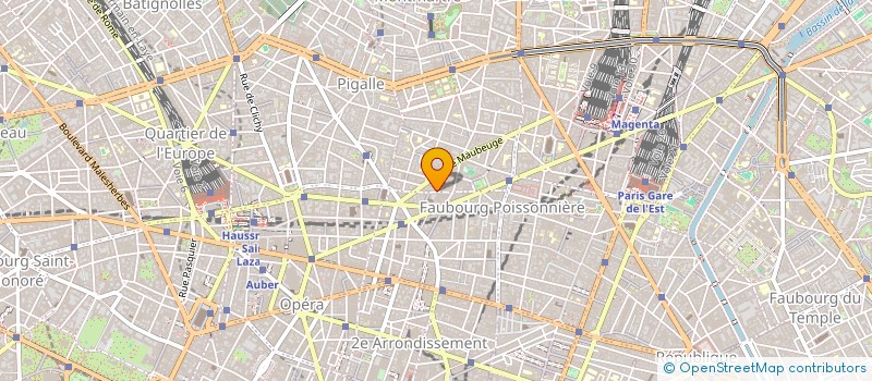 localisation de l'entreprise J. BARROW à PARIS