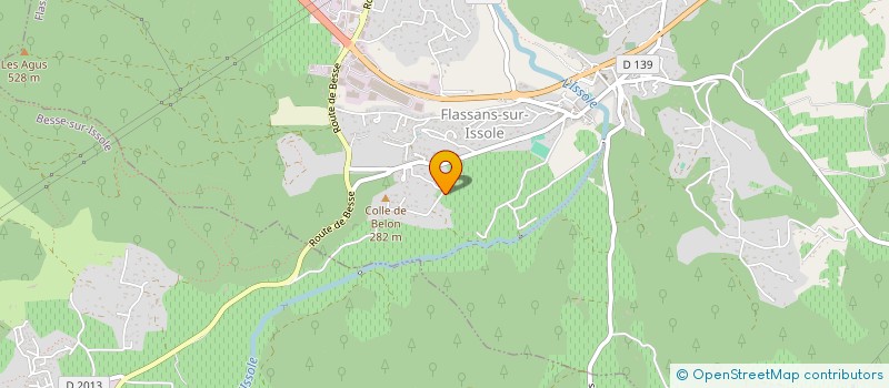 localisation de l'entreprise J-BAT  FLASSANS-SUR-ISSOLE