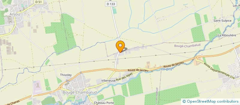 localisation de l'entreprise J BEL AIR  BOUGE-CHAMBALUD