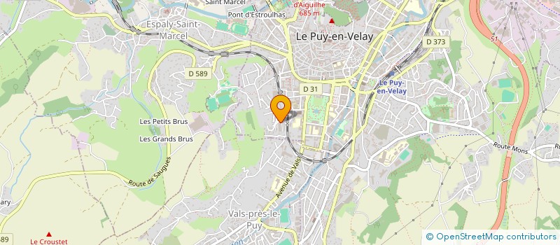 localisation de l'entreprise J.BERNARDIN  LE PUY-EN-VELAY