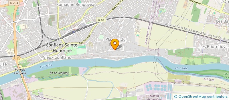 localisation de l'entreprise J&BI CONSULTING  CONFLANS-SAINTE-HONORINE