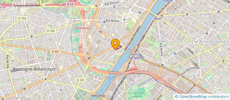 localisation de l'entreprise J BLANGUERNON ET ASSOCIES  PARIS