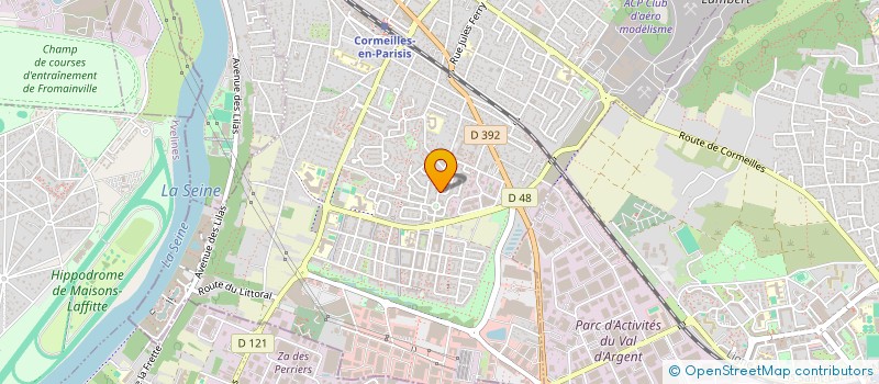 localisation de l'entreprise J.BLK FORMATION  CORMEILLES-EN-PARISIS