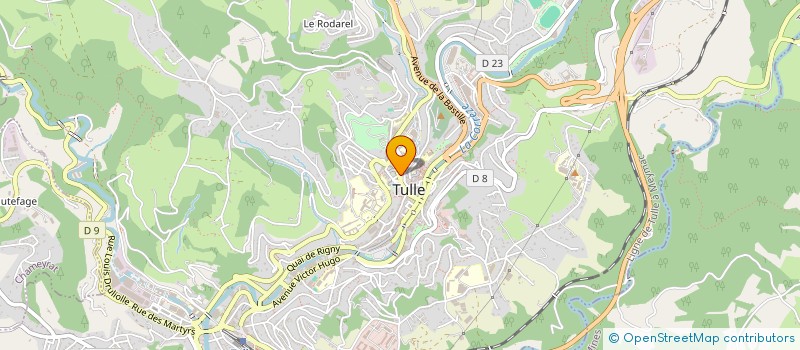 localisation de l'entreprise J BMS à TULLE