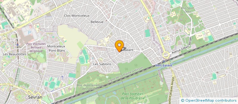 localisation de l'entreprise J.BRIZARD à VILLEPINTE