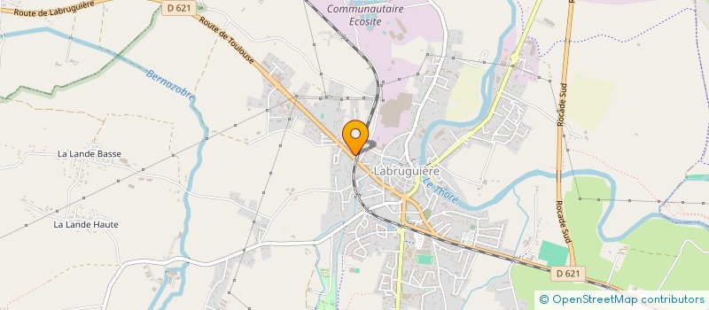 localisation de l'entreprise J BUILDING  LABRUGUIERE