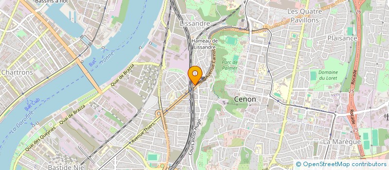 localisation de l'entreprise J C 2 L  CENON