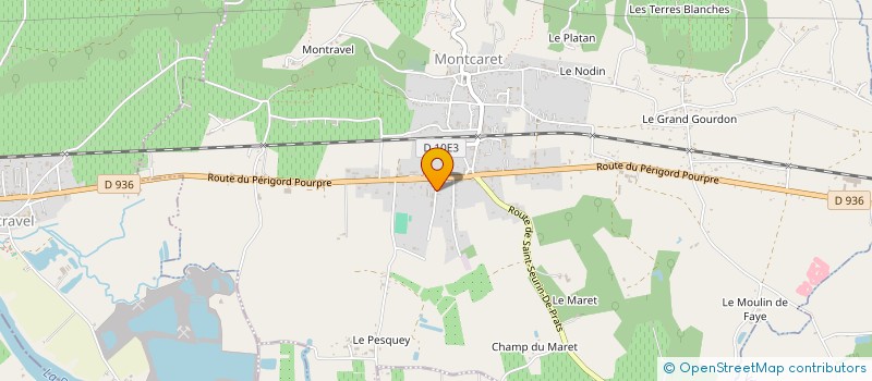 localisation de l'entreprise J.C. 3000 à MONTCARET