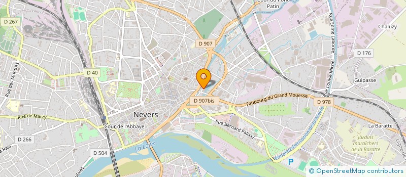 localisation de l'entreprise J.C. à NEVERS