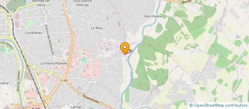 localisation de l'entreprise J & C à ALES