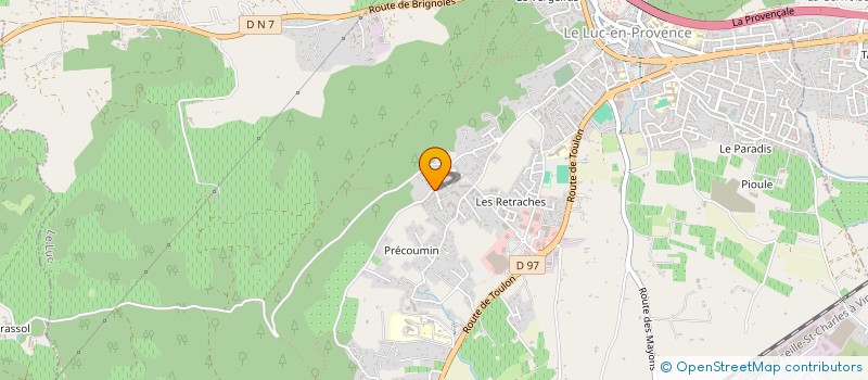 localisation de l'entreprise J. C  LE LUC