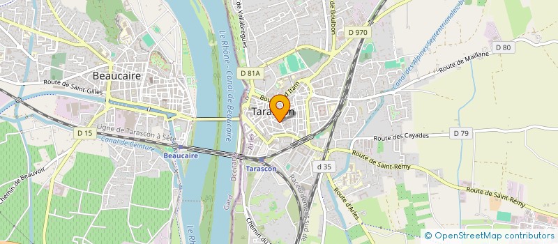 localisation de l'entreprise J.C  TARASCON