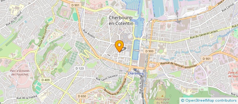 localisation de l'entreprise J.C.A. à CHERBOURG-EN-COTENTIN