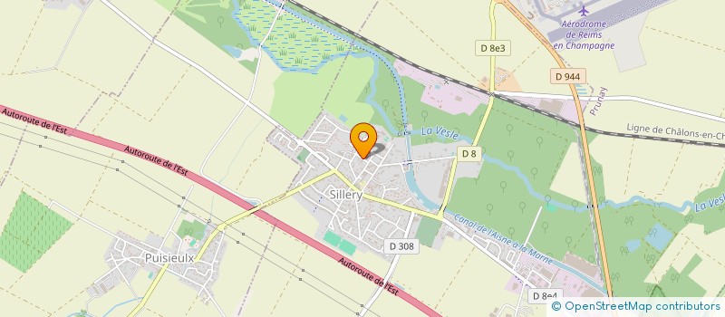 localisation de l'entreprise J.C.A. à SILLERY