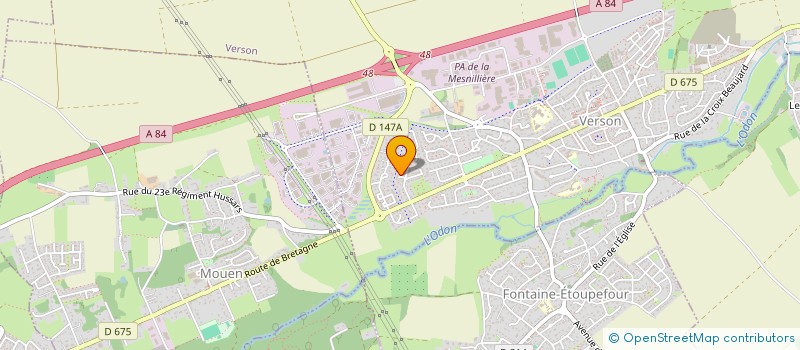 localisation de l'entreprise J.C.A  VERSON