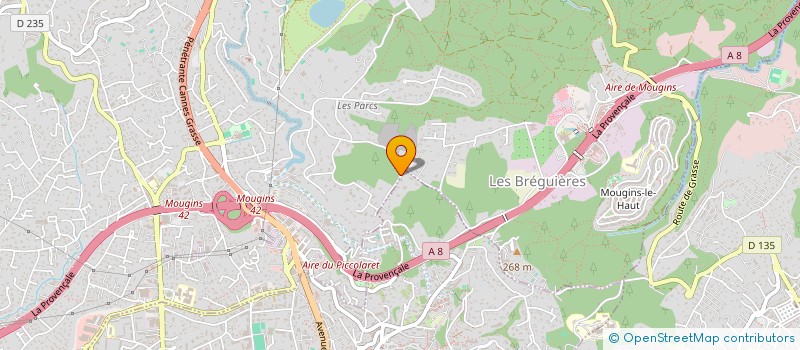 localisation de l'entreprise J.C.A. CONSTRUCTION à MOUGINS